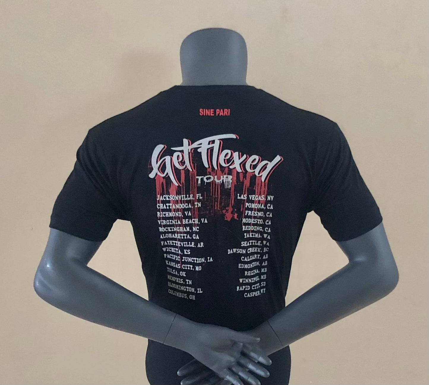 Flex Tour Black Tee