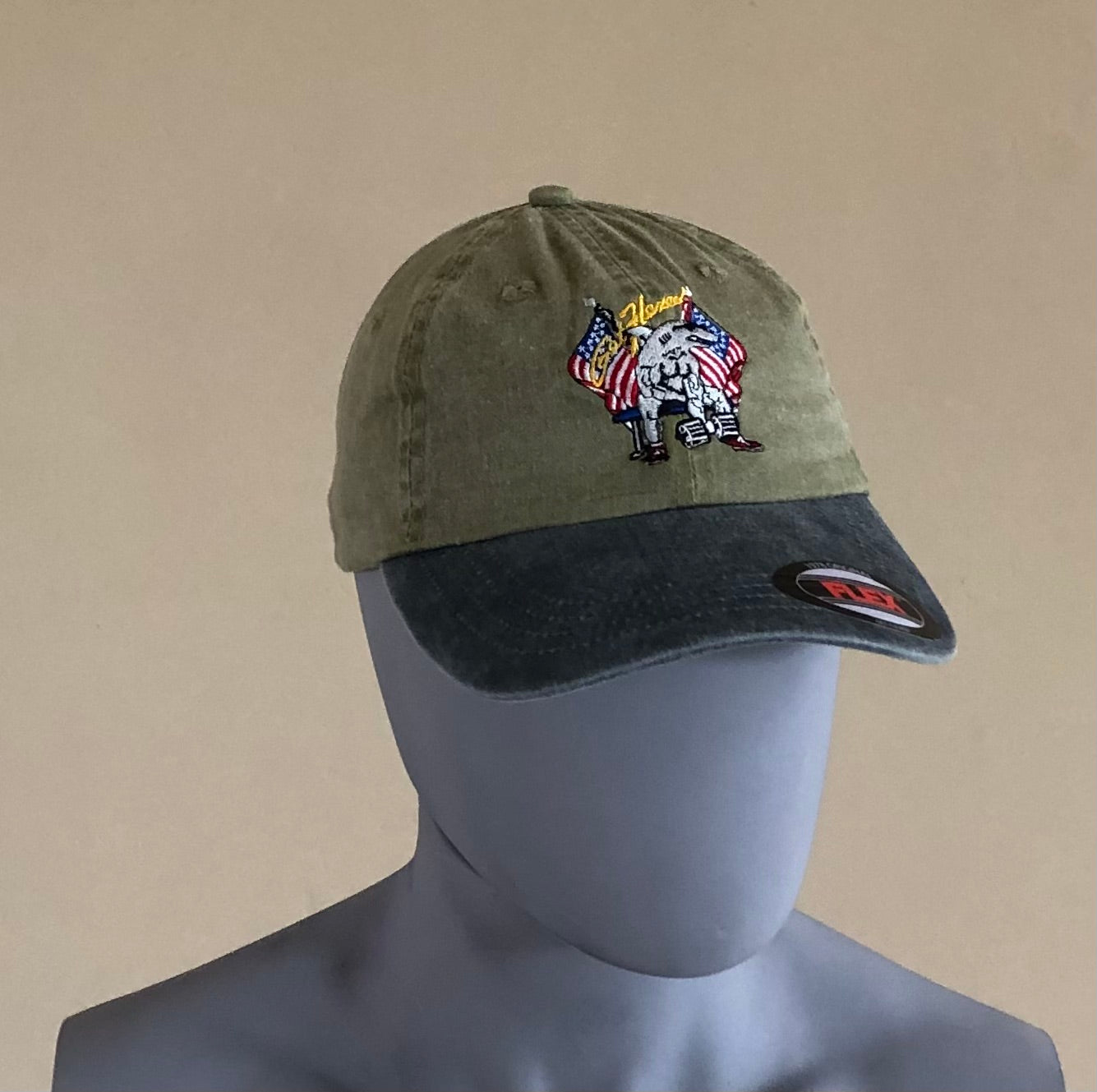 Biceps Curl Patriot Dad Cap