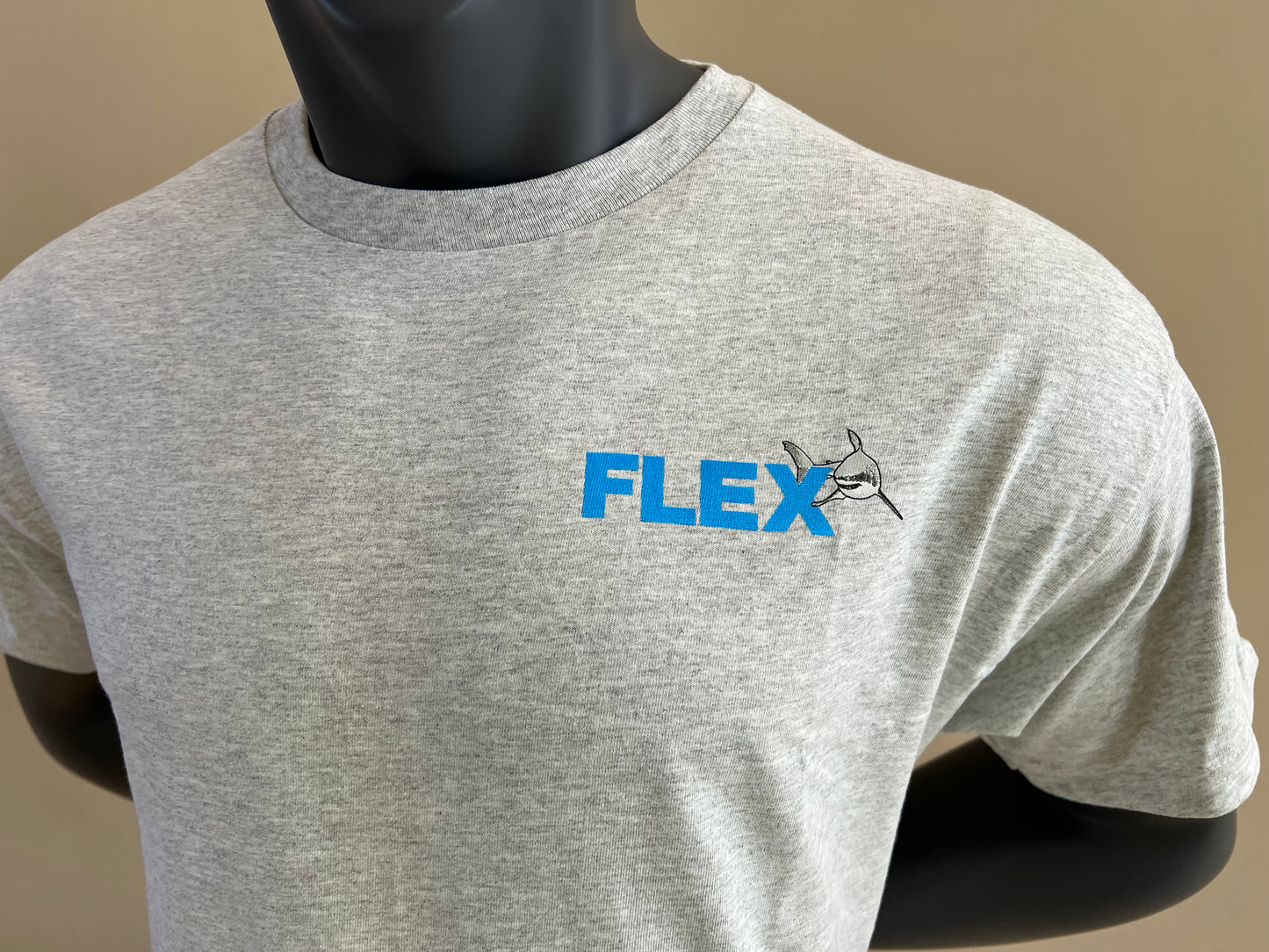 Vintage Squat Tee in Heather Grey
