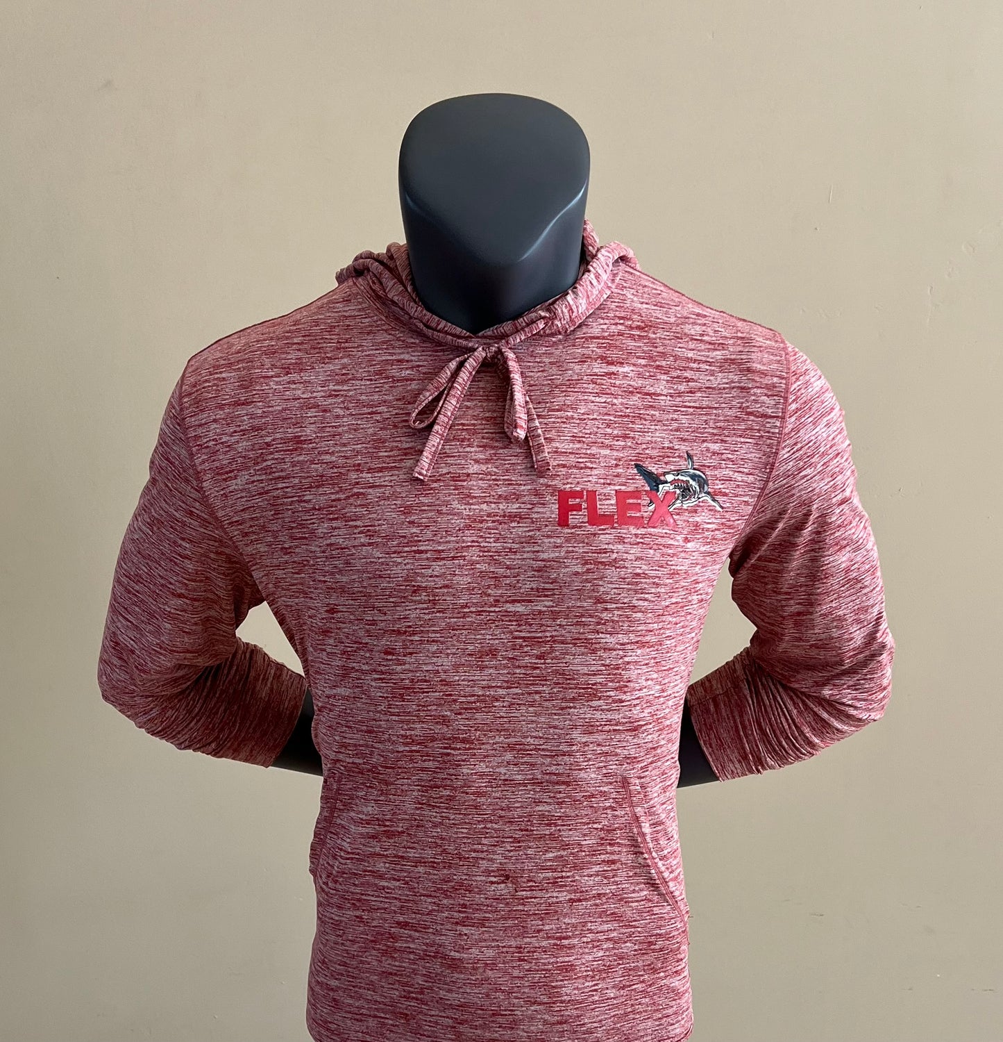 Vintage Curl Soft Style Heather Red Hoodie