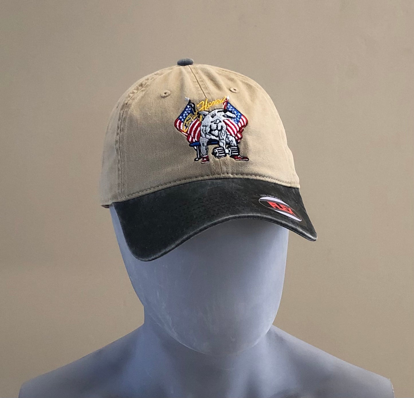 Biceps Curl Patriot Dad Cap