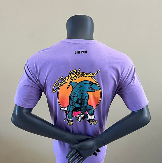 Vintage Biceps Curl Special Ed. Blue Shark Tee in Cosmos