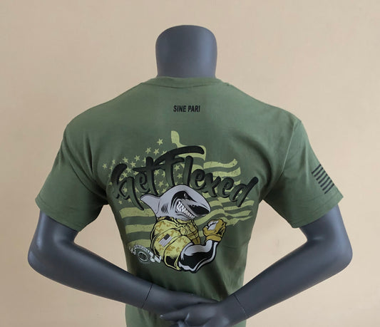 Flex Army Green Tee