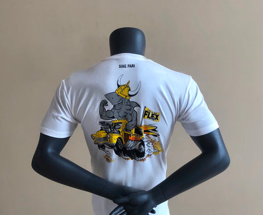 Hot Rod White Tee