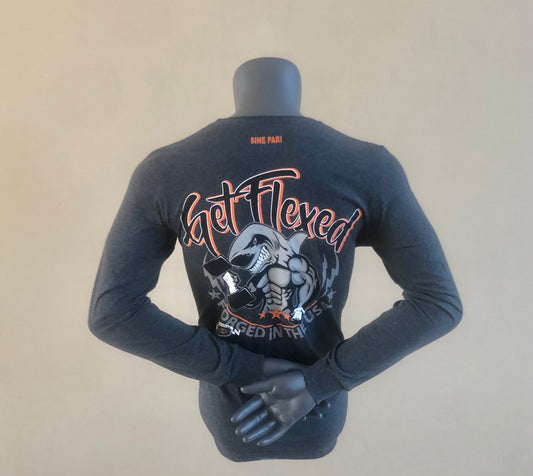 Forged Long Sleeve Gray Tee