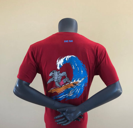 Vintage Surf Red Tee