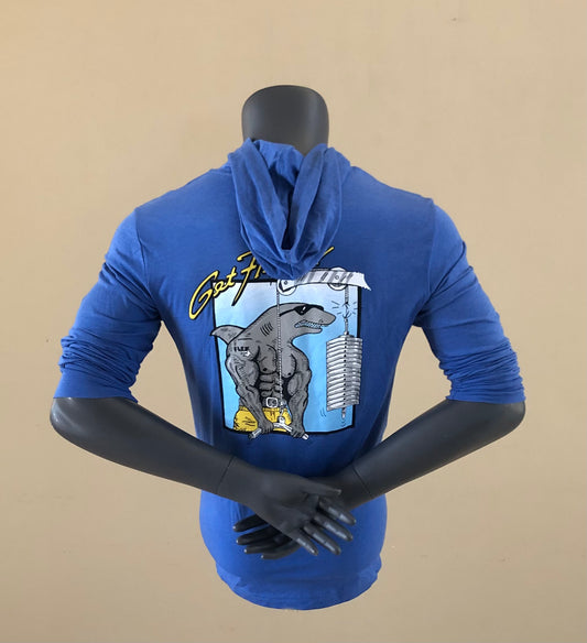 Vintage Triceps Soft Style Blue Hoodie