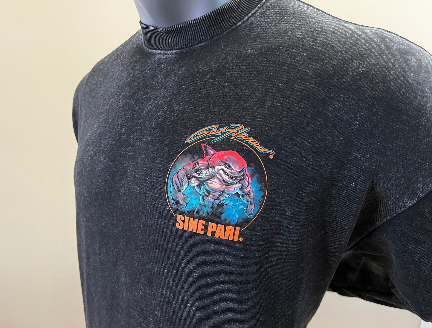 Without Equal Sweatshirt in Black Acid Wash