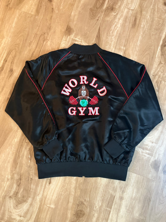 Vintage World Gym Bomber Jacket