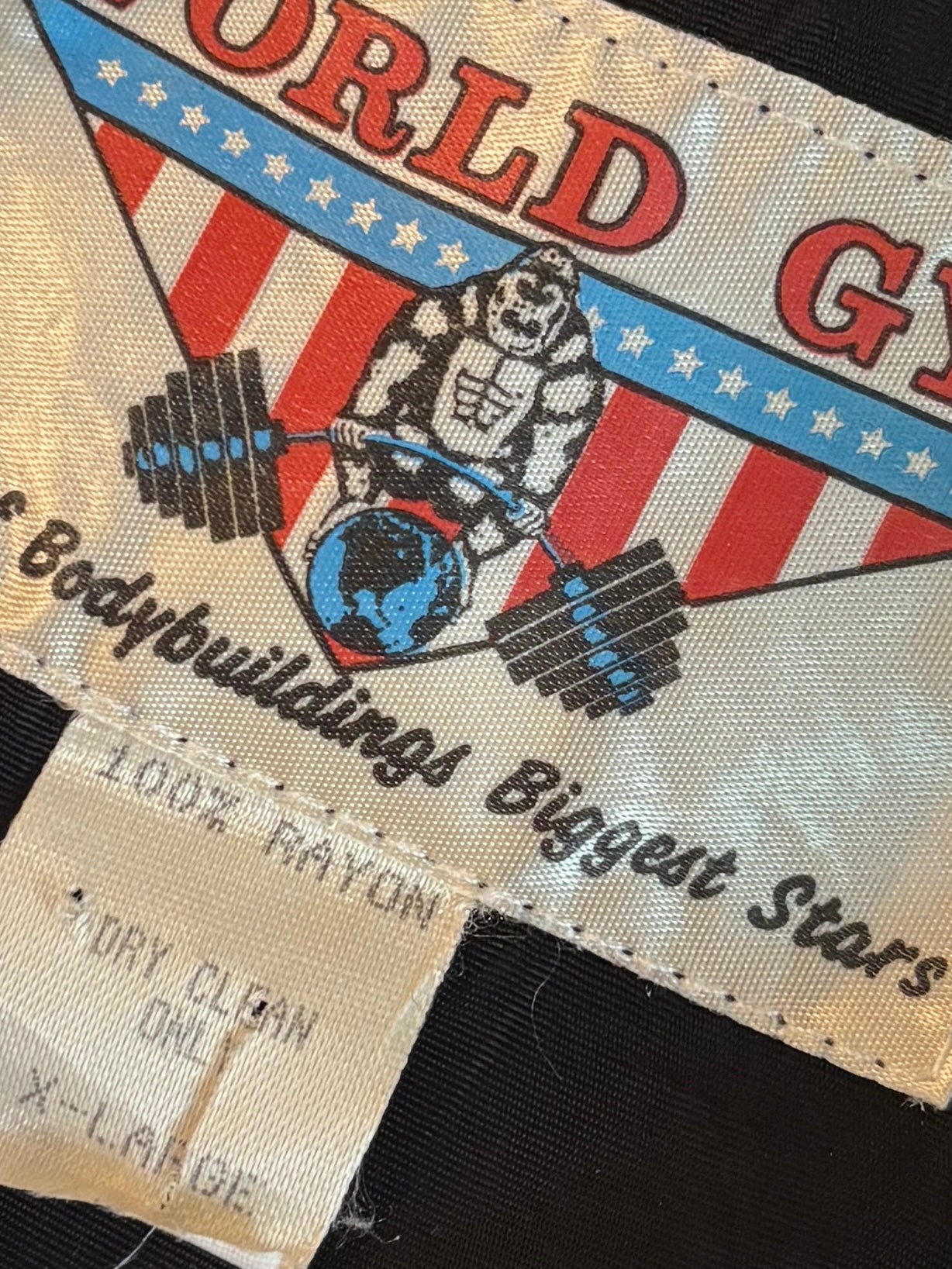 Vintage World Gym Bomber Jacket