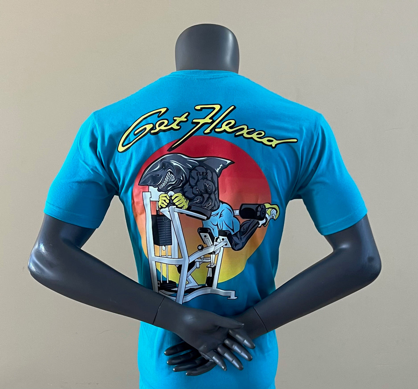 Hamflexor Tee in Aqua