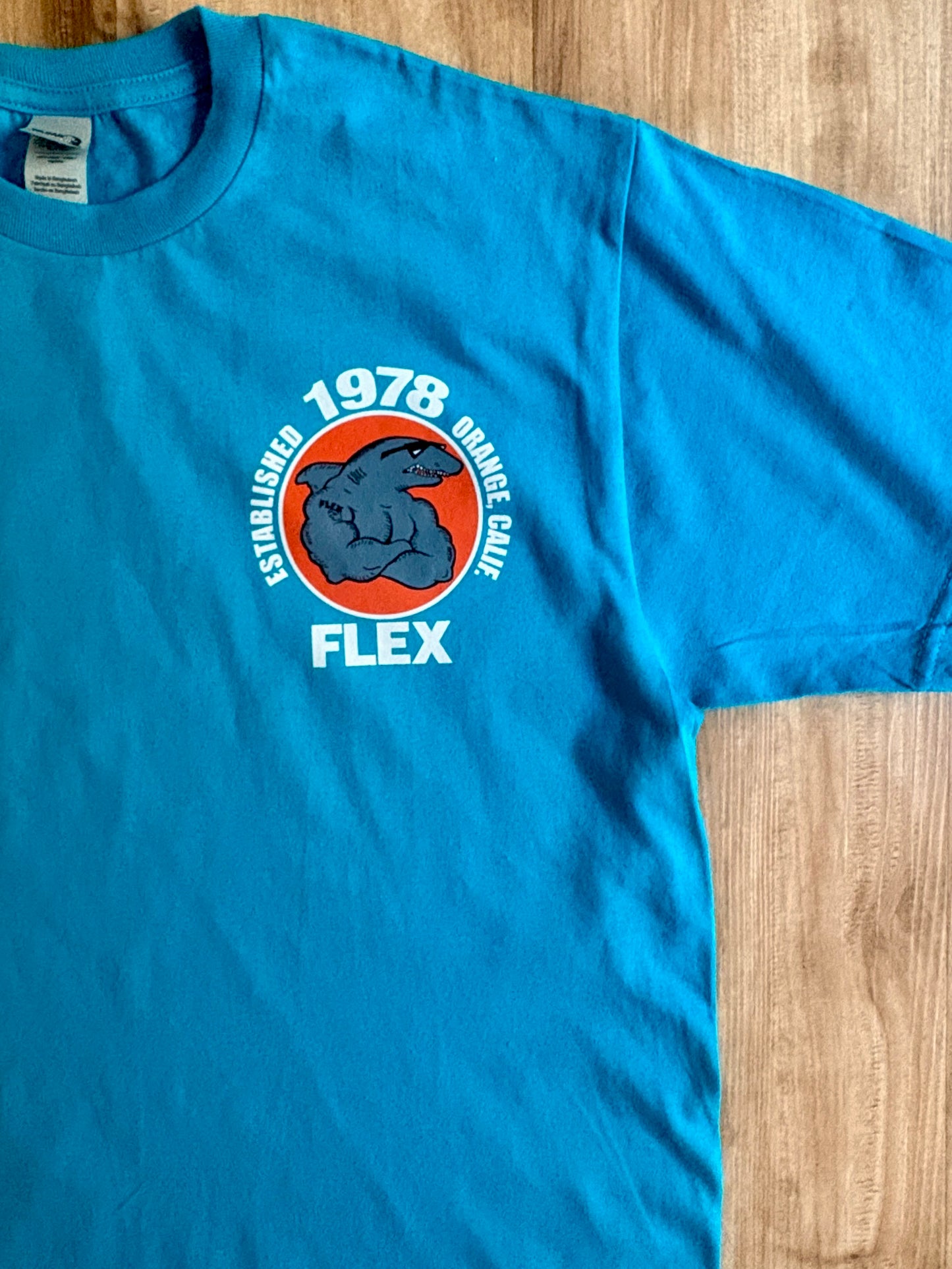 Limited Edition 1978 FLEX Collector’s Tee in Aqua